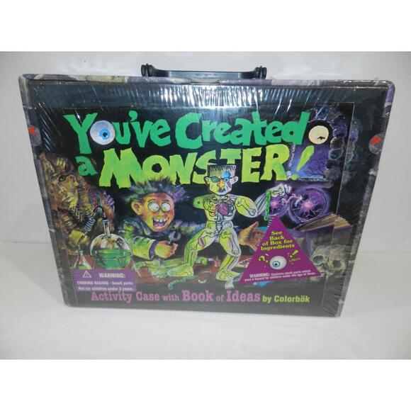 NEW Colorbok You\'ve Created a Monster Activity Maker Case Sealed \
